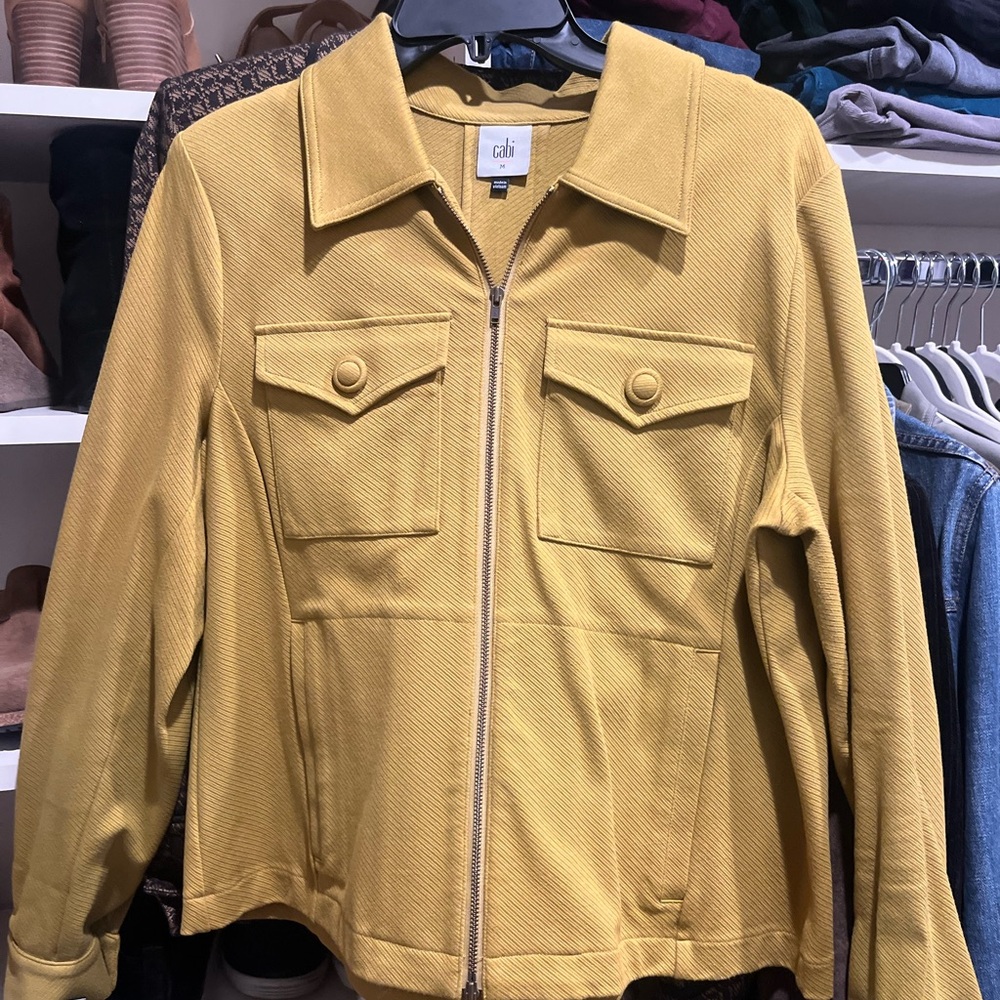 CAbi Mustard Utility Jacket for Women